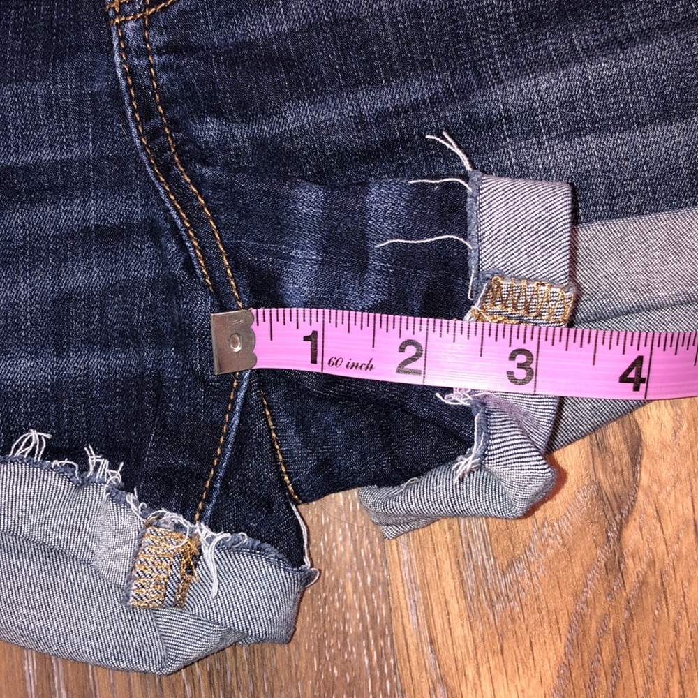 AE Next Level Stretch hi-rise shortie jean shorts - Picture 7 of 7